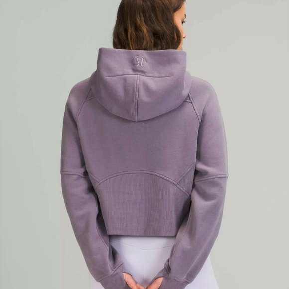 Lululemon Scuba Oversized 1/2 Half-Zip Hoodie Sweatshirt - Dusky Lavender Purple - Picture 3 of 6